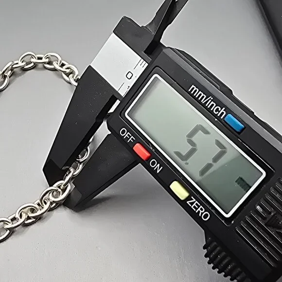 Barse Sterling Silver Cable Link Charm Bracelet 7" Letter N & Bell 18.46g - Picture 6 of 8